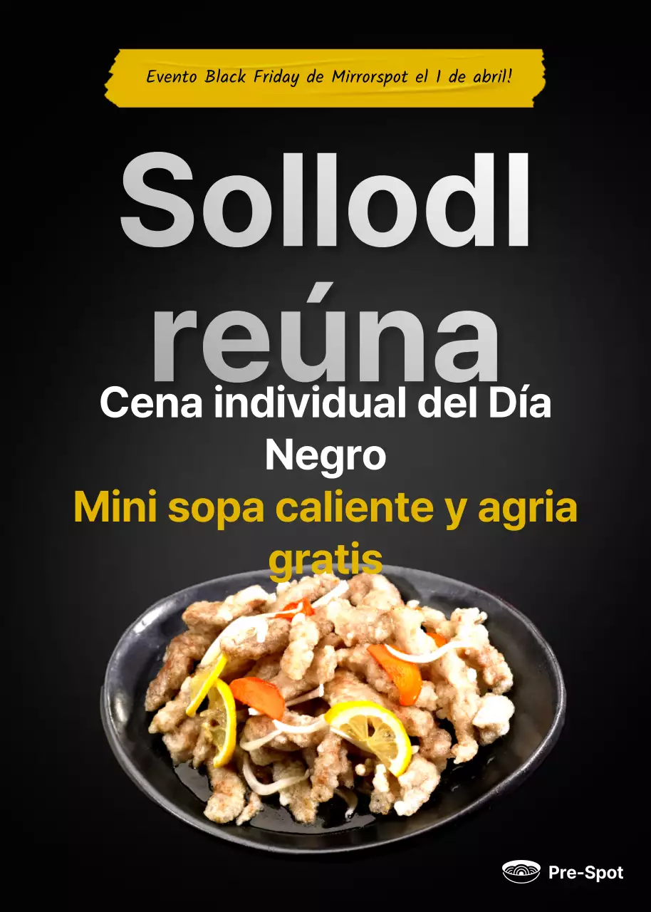 Día Negro Chino el 1 de abril en Black Concept