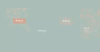 Illustration de ligne claire bleue, fleur botanique