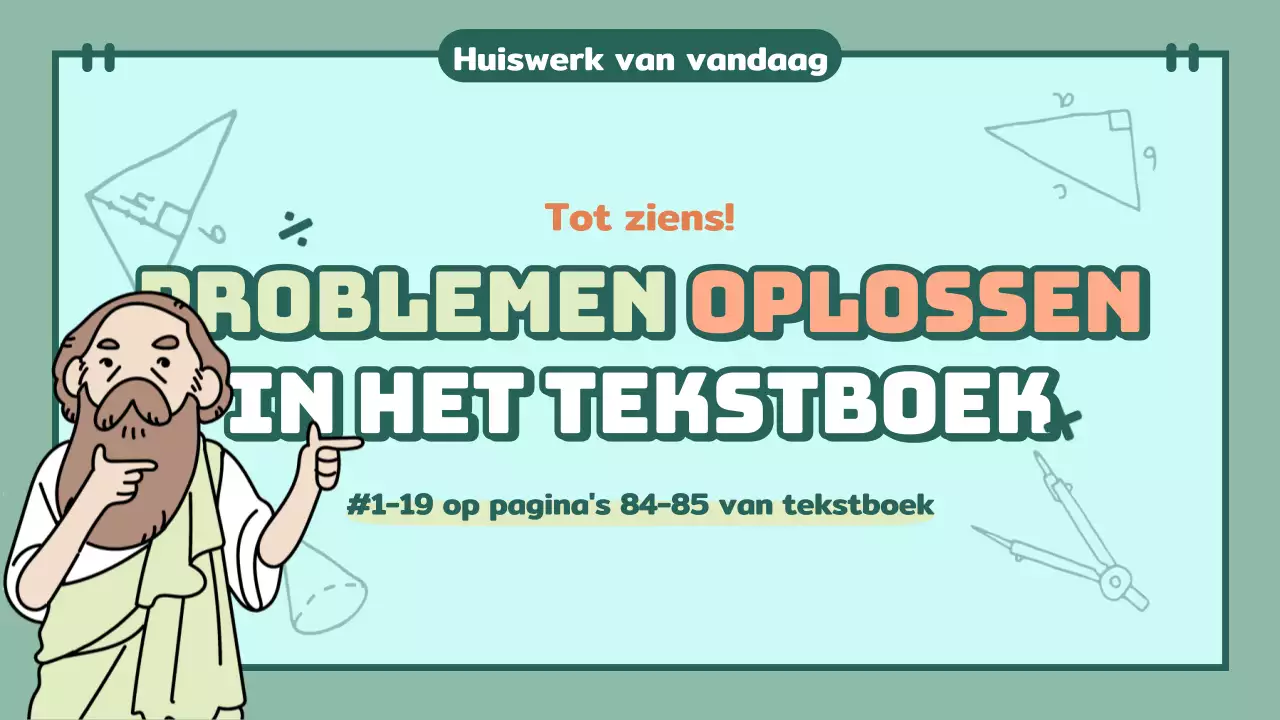 Pastelkleurige klaslokaalpresentaties met personages