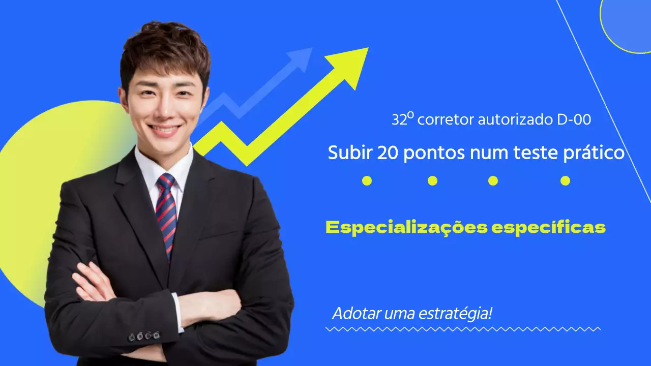 Curso de imobiliário com 20 pontos no teste prático D-00