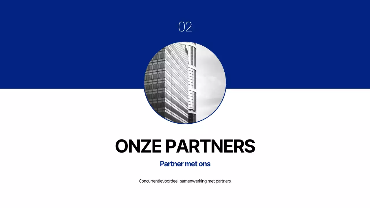 Minimalistische bedrijfsbrief