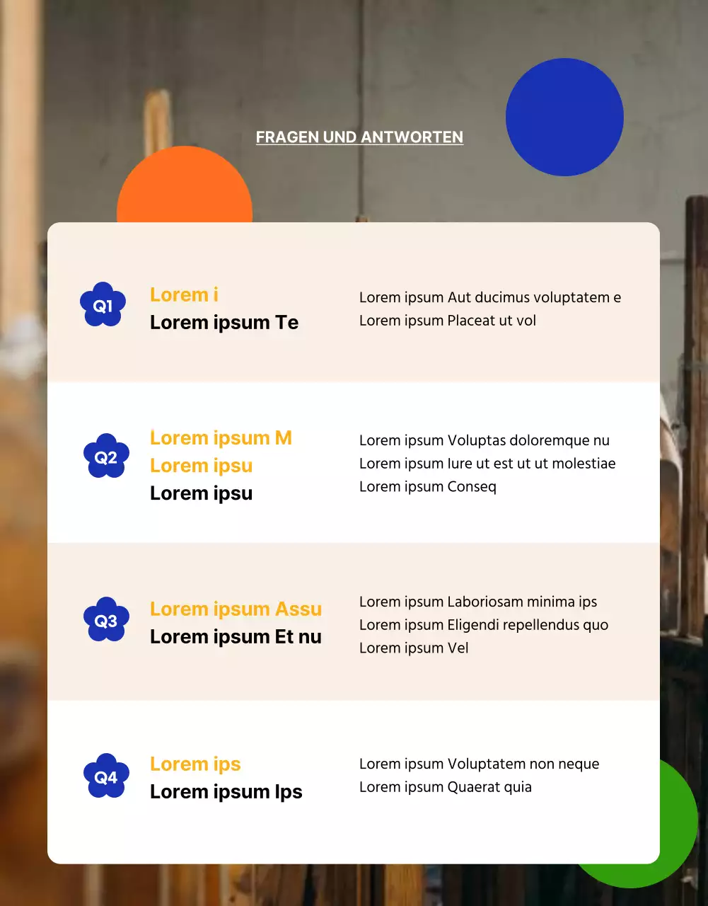 Ankündigung eines eintägigen Kunstkurses mit einem Hauch von Beige und Blau