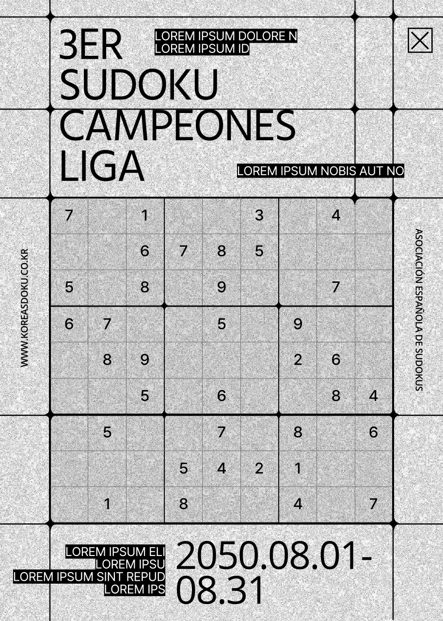 Guía de la Liga de Campeones de Sudoku en ruido gris