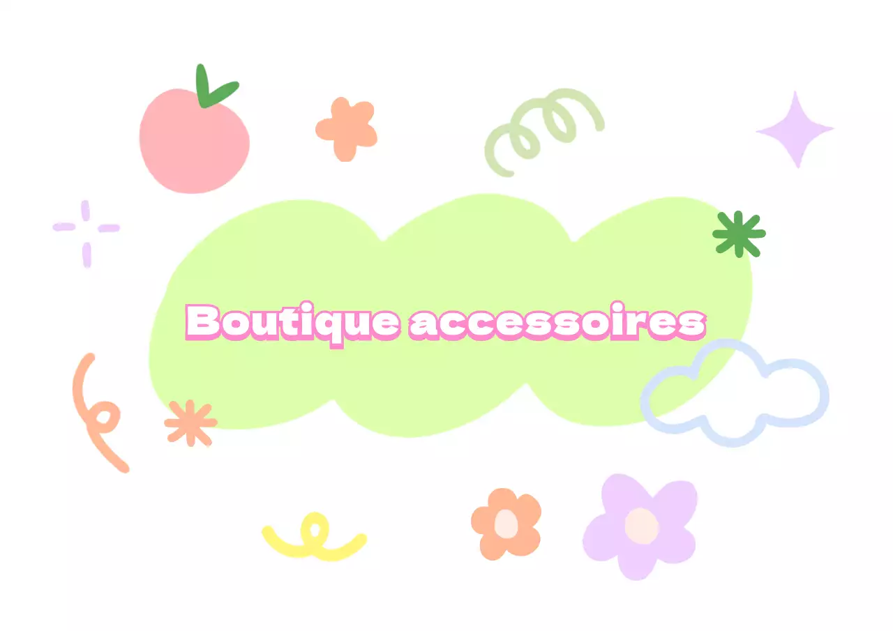 Une boutique de bibelots sentimentaux avec d'adorables illustrations