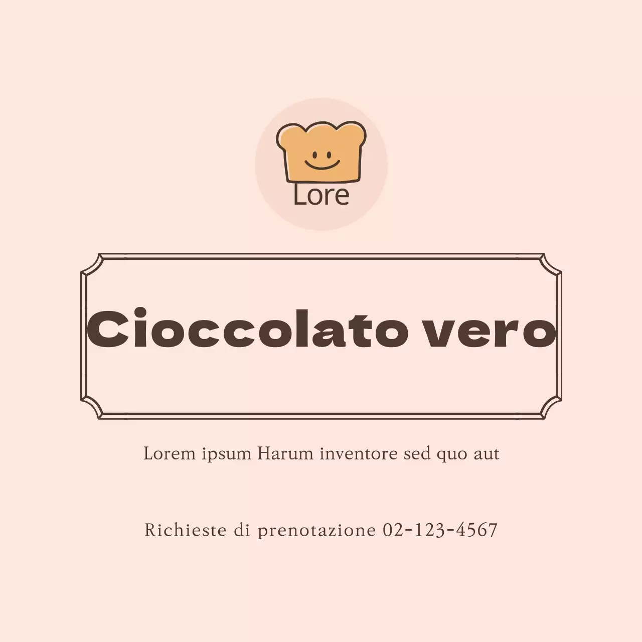 Adesivi illustrati per dolci al cioccolato