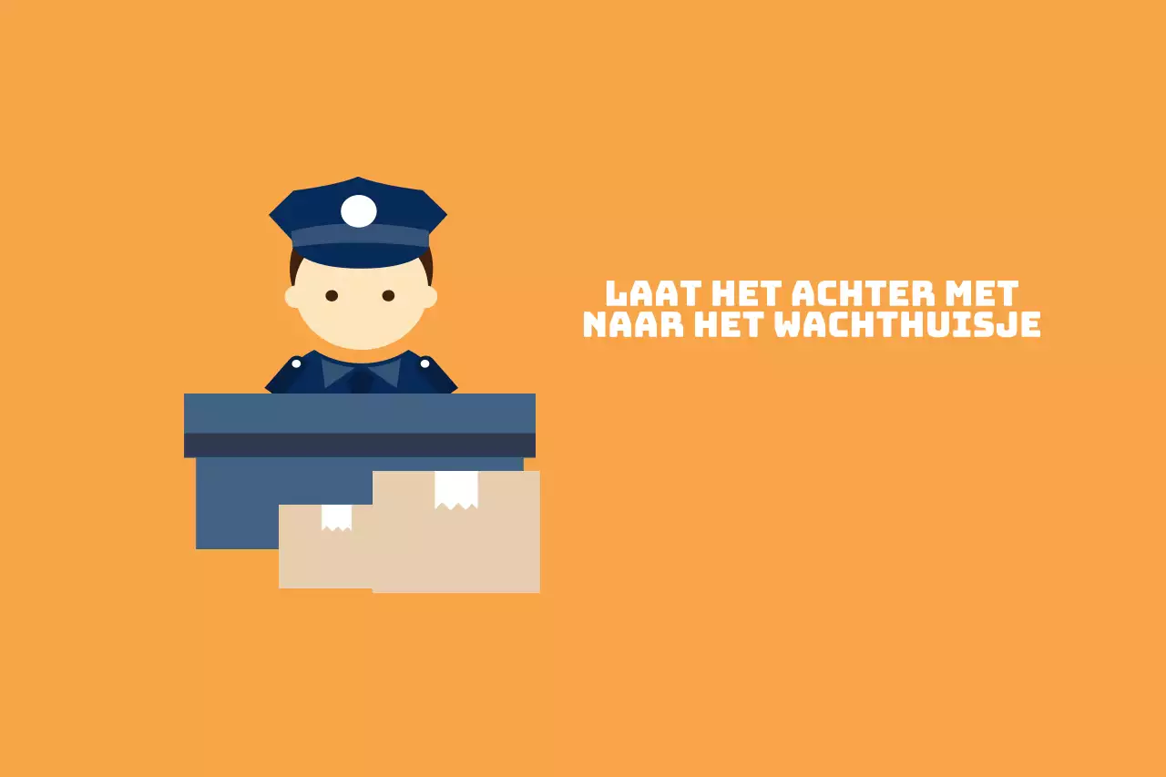 Laat het achter bij de beveiliging