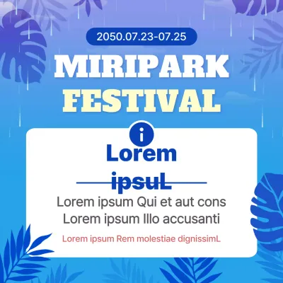 Tropische Regenausfälle in blau