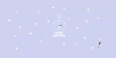 Mignons gobelets d'anniversaire en papier violet pastel