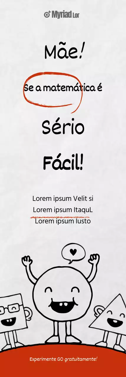 Promoção de formação de conceito de nota branca e preta