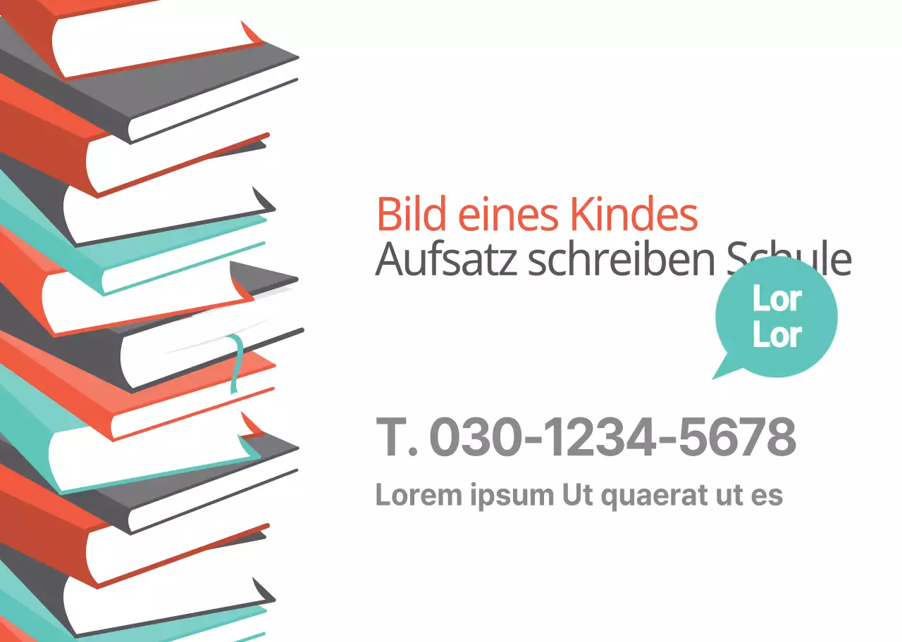Weißes Buch Illustration Aufsatz schreiben Schule Förderung