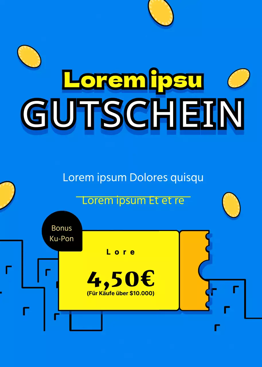 Neuer Coupon für die Anmeldung