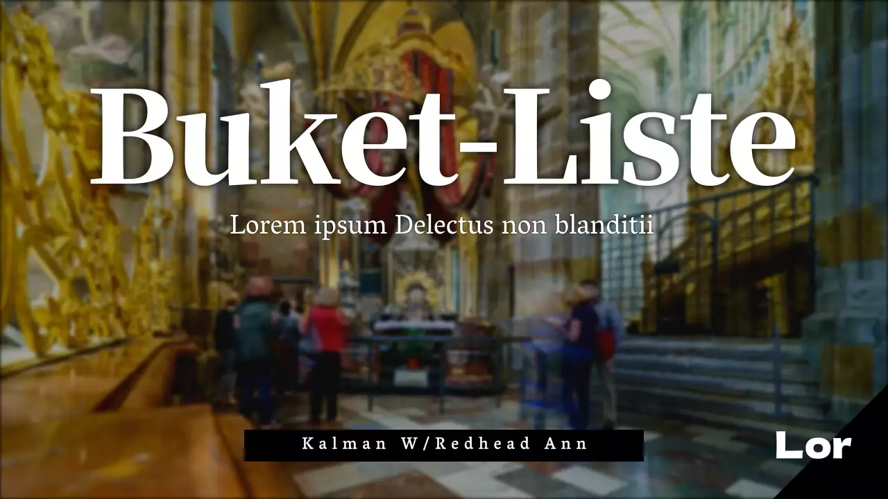 Bucket List in einem Schwarz-Weiß-Magazin