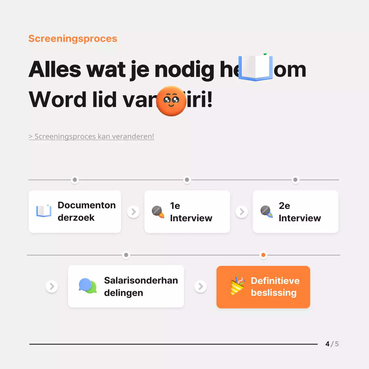 Zwart-wit emoji concept vacatures