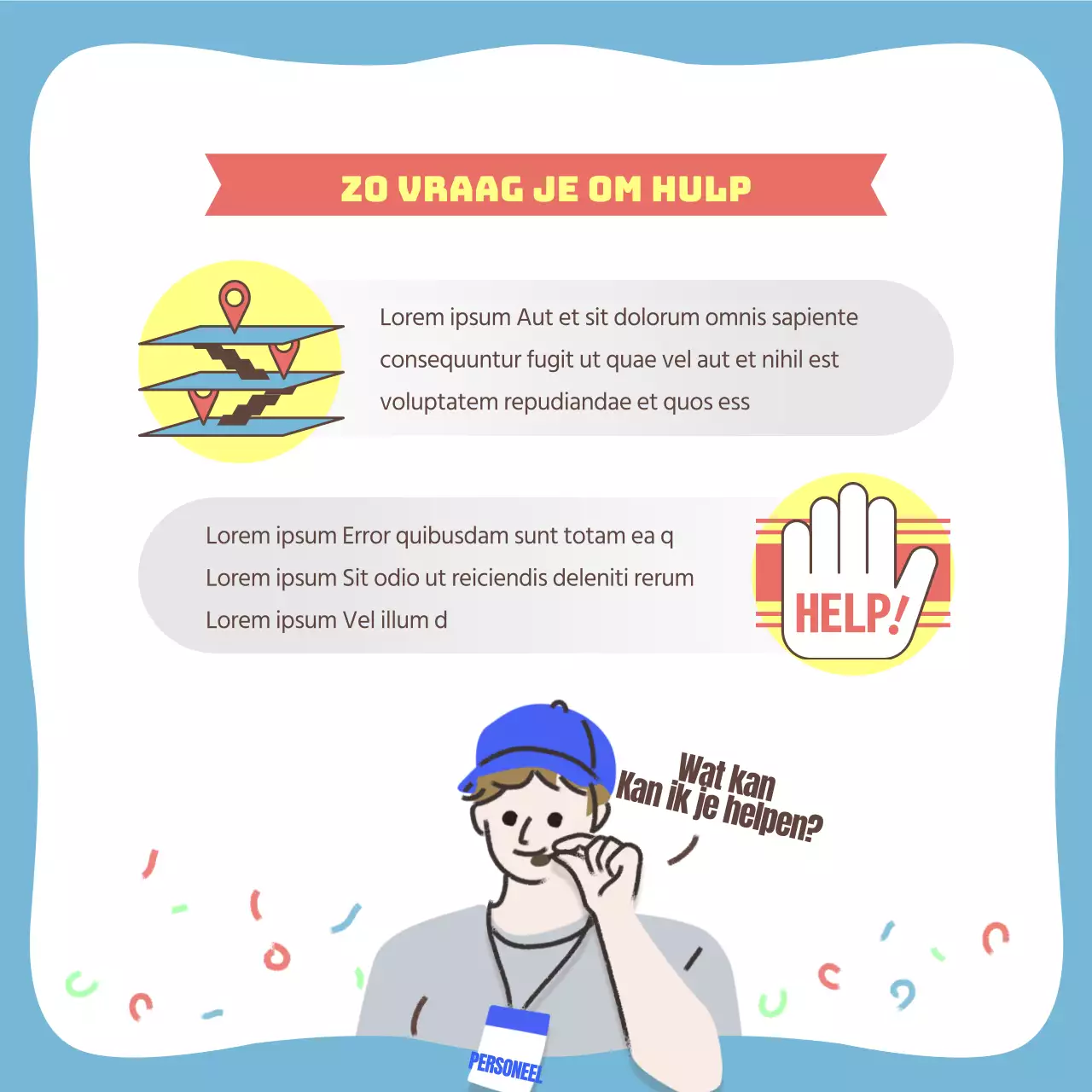 Een kleurrijk, feestelijk illustratieconcept met ruimtegids als thema