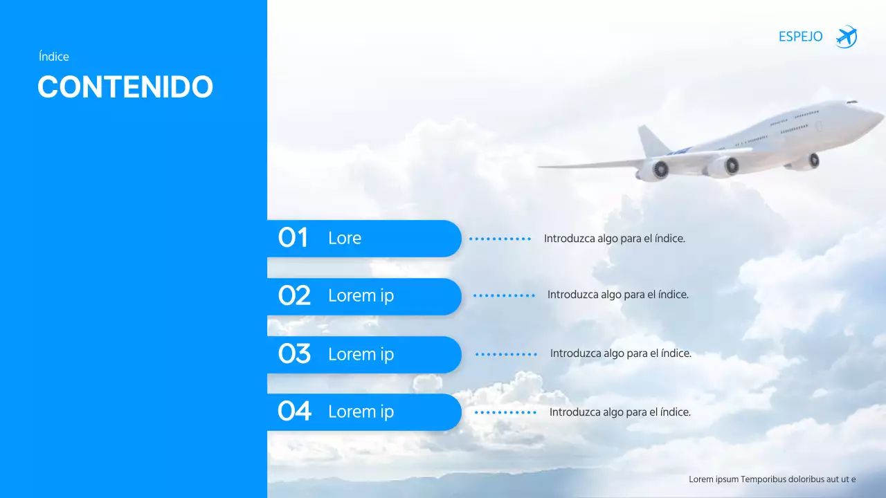 Aerolínea publicidad comercializador concurso pitch en azul