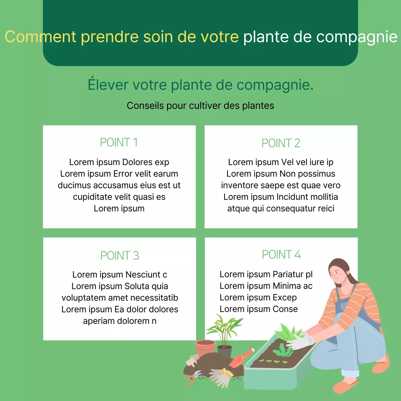 Informations illustrées en vert sur les animaux de compagnie