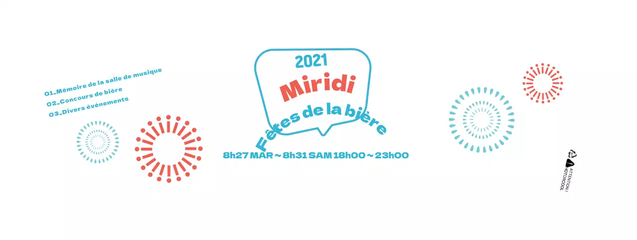 Illustration du festival de la bière "White Red Blue Firecracker" (blanc, rouge, bleu)