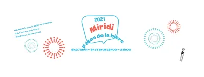 Illustration du festival de la bière "White Red Blue Firecracker" (blanc, rouge, bleu)