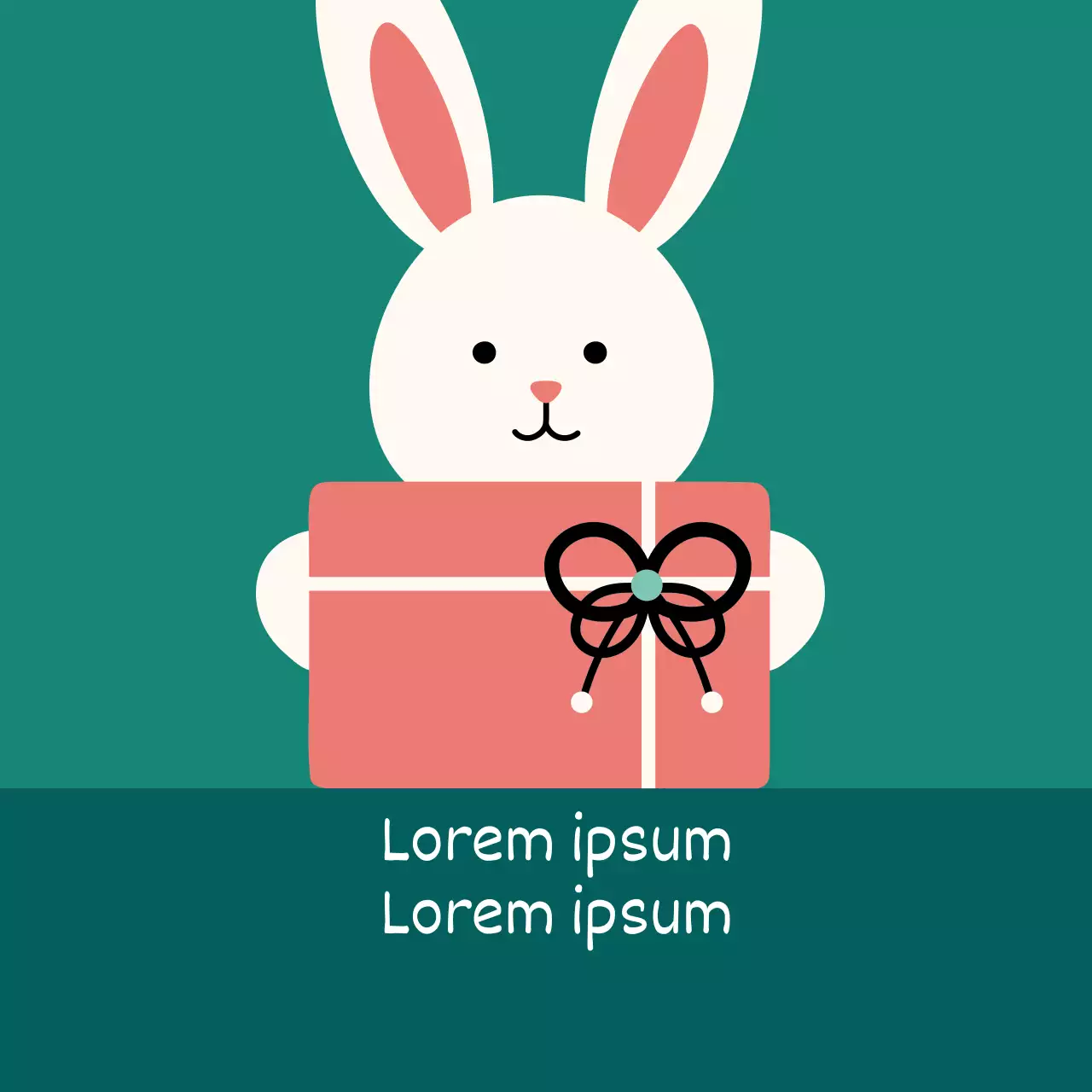 Illustration verte et mignonne Livraison Étiquette de révision