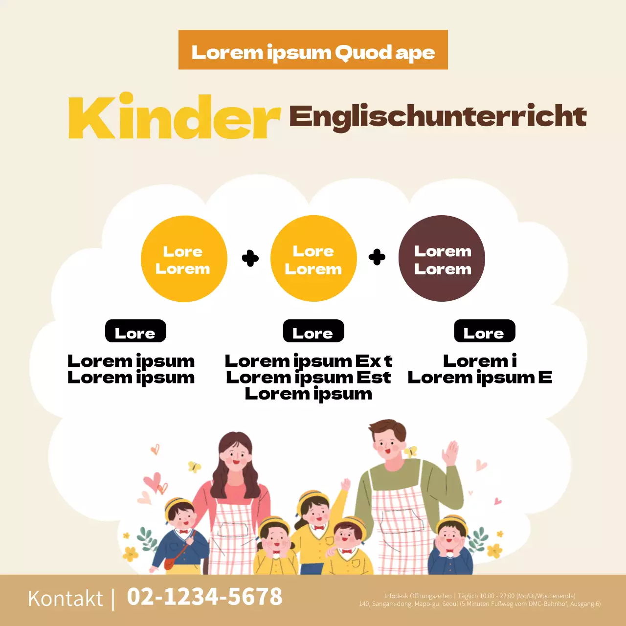 Gelb Illustration ordentlich Englisch Schule Förderung