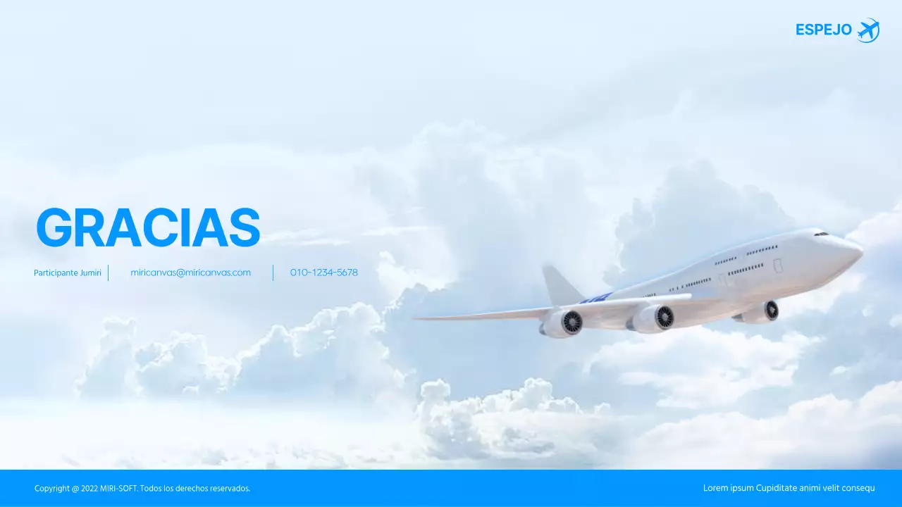 Aerolínea publicidad comercializador concurso pitch en azul