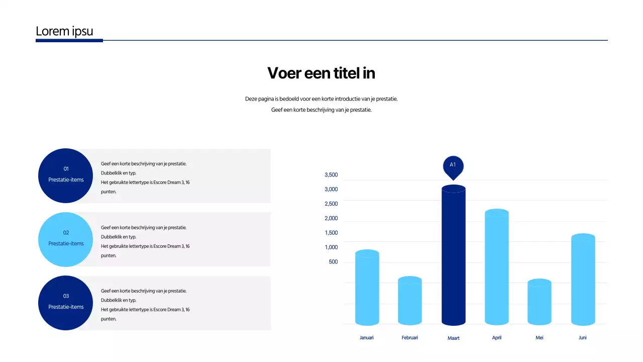 Minimalistische bedrijfsbrief