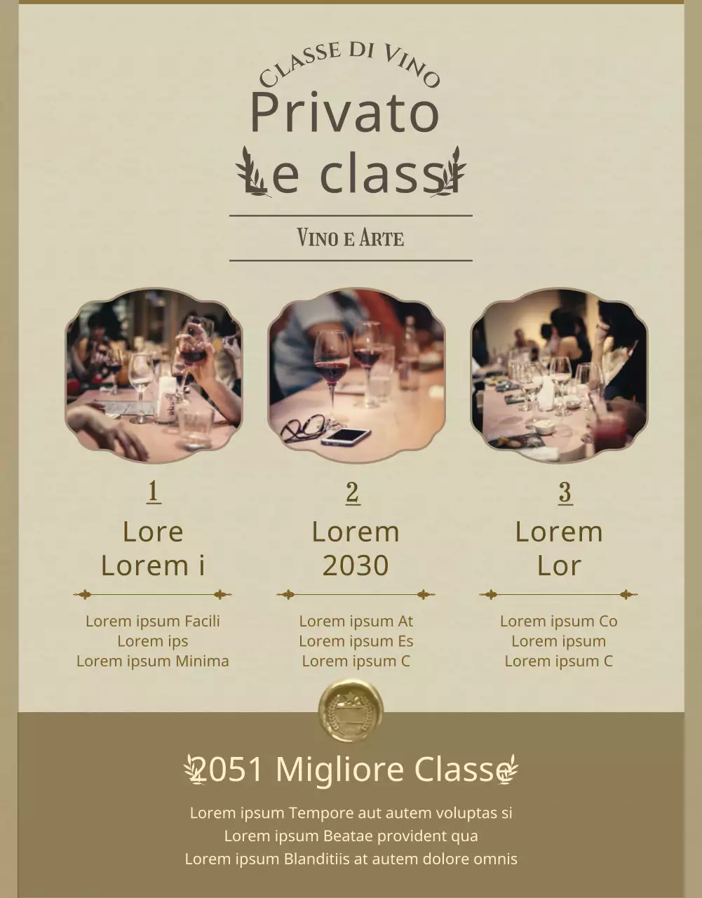 Una guida al beige, al vino di ispirazione vintage e alle lezioni d'arte