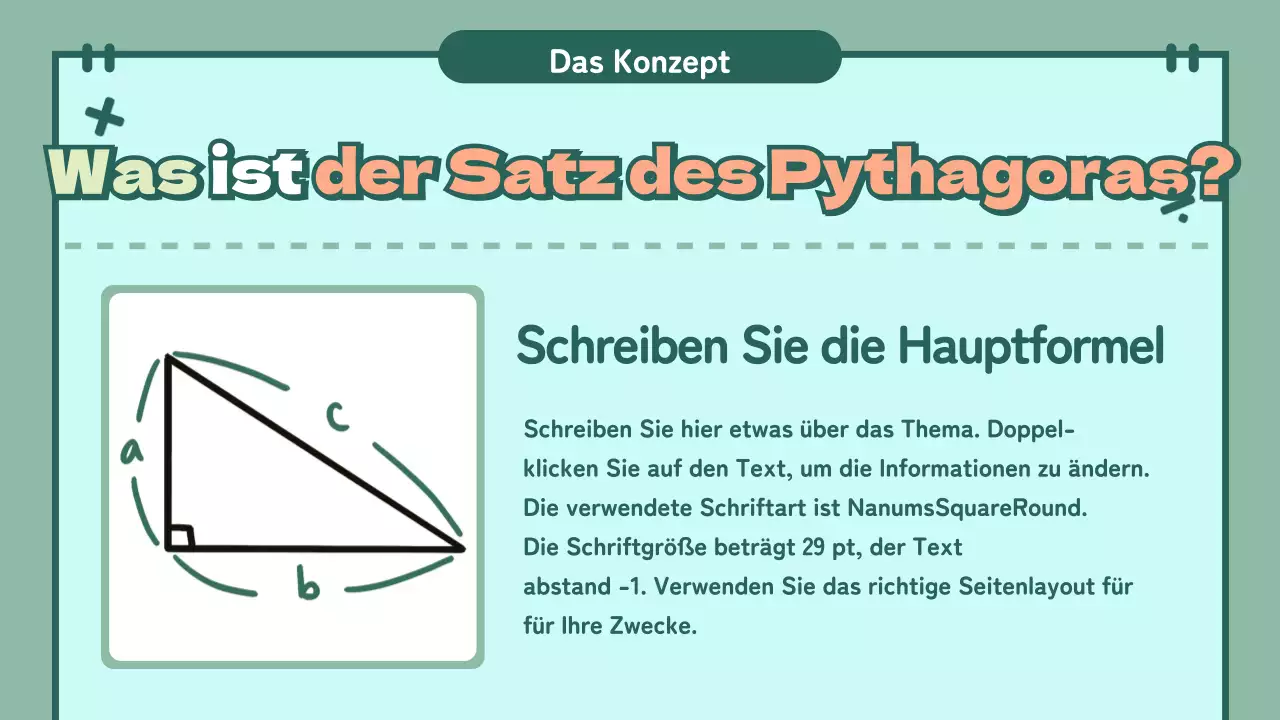 Präsentationen in Pastellfarben mit Figuren im Klassenzimmer