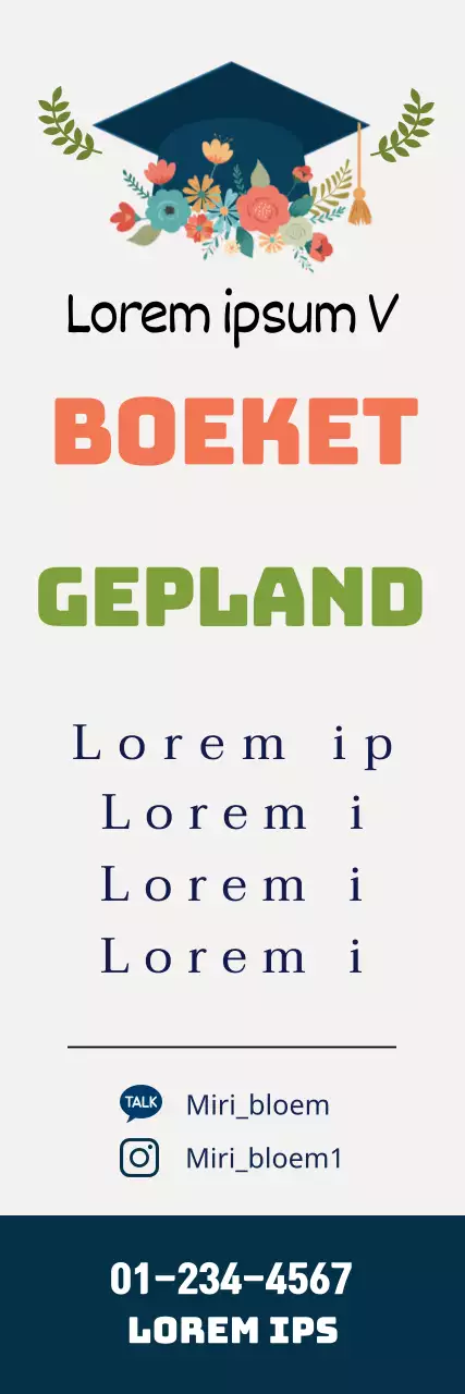 wit illustratie schoon boeket afstuderen promotie