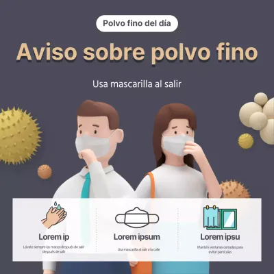 Atención a las partículas 3D de color beige y azul marino