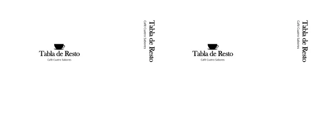 Logotipo de cafetería de estilo emocional y sencillo