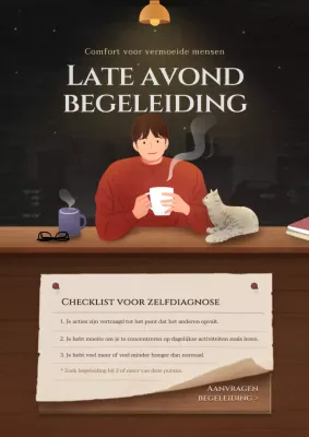 Informatief bruin emotioneel illustratieconcept