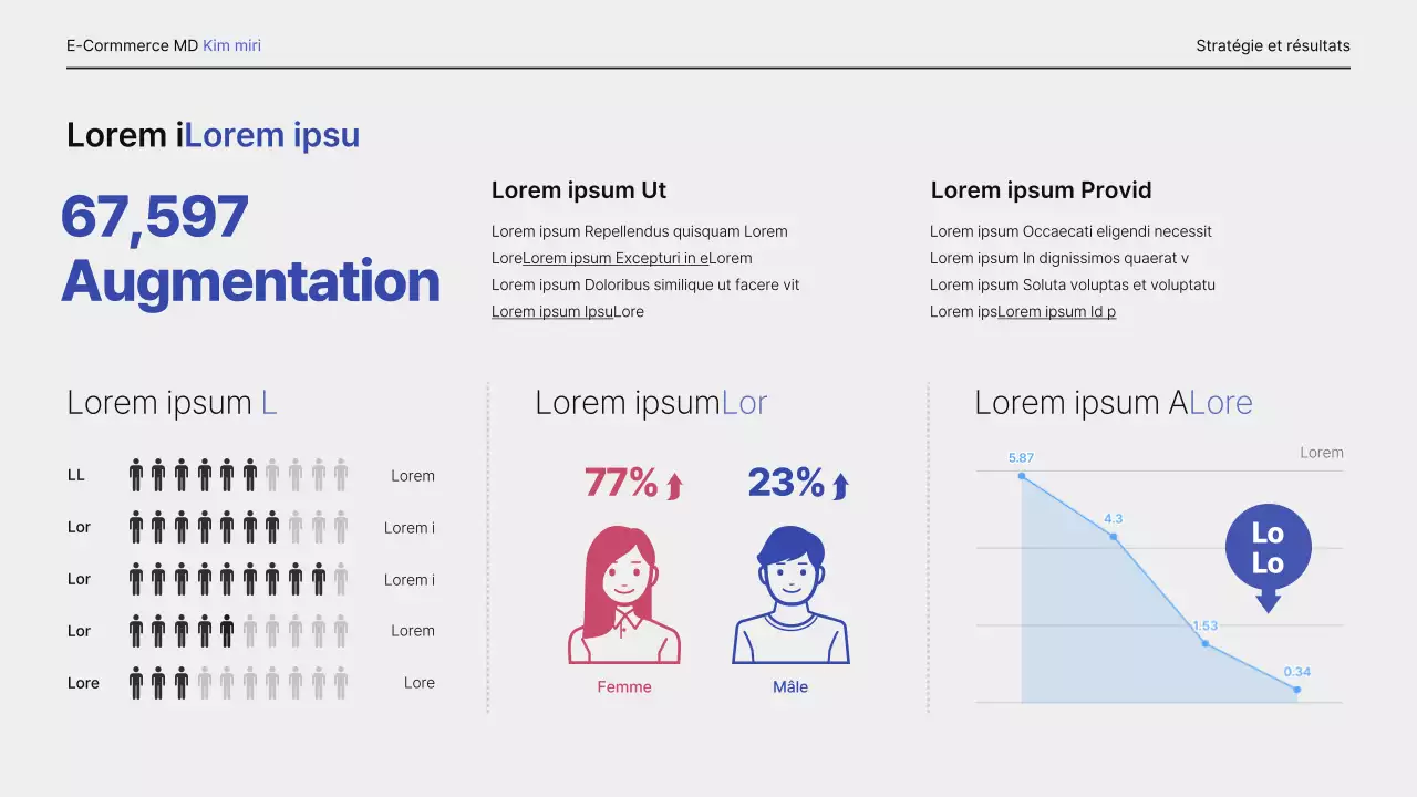 C.V. portfolio simple et professionnel en bleu clair et jaune clair