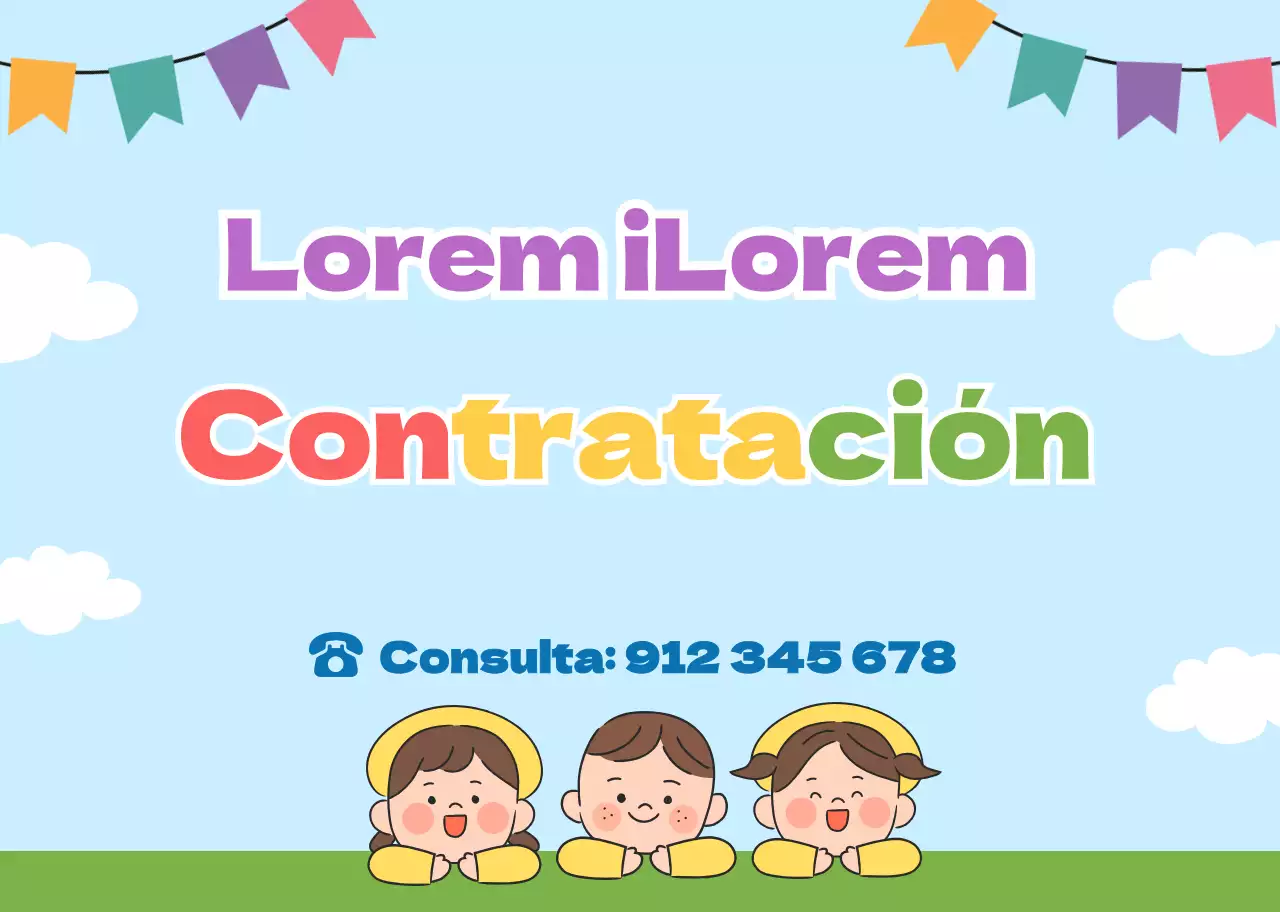 Azul claro verde lindo reclutamiento PR