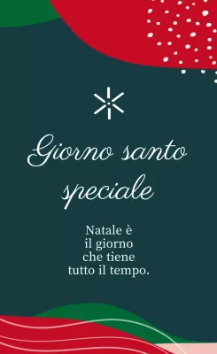 Etichette da imballaggio natalizie colorate verde rosso