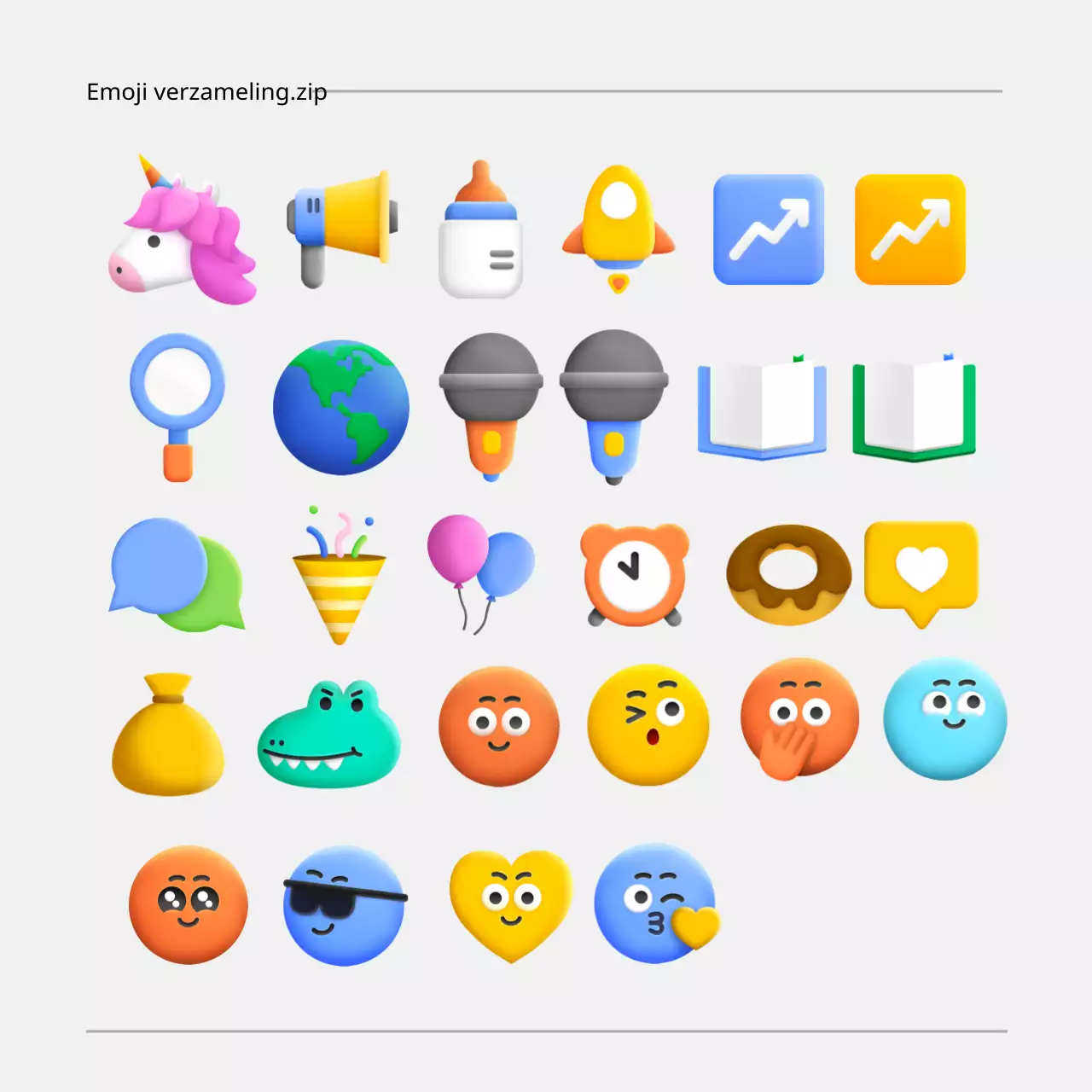 Zwart-wit emoji concept vacatures