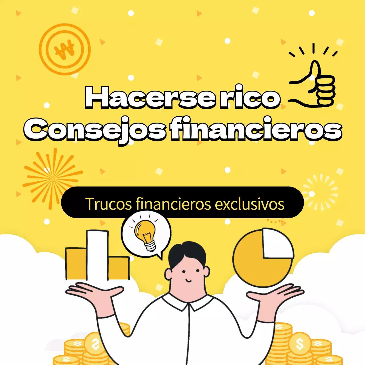 Consejos financieros resaltados en amarillo