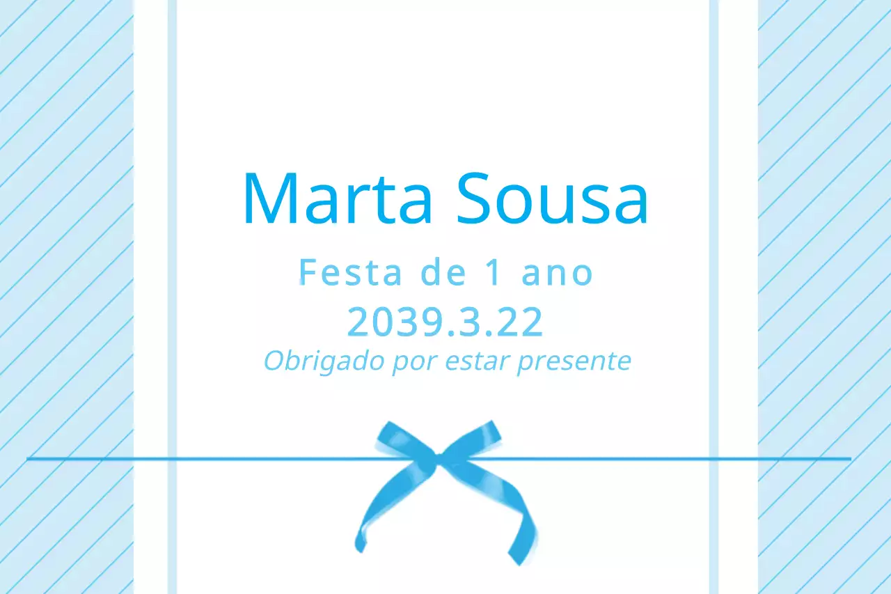 Festa do 1º aniversário