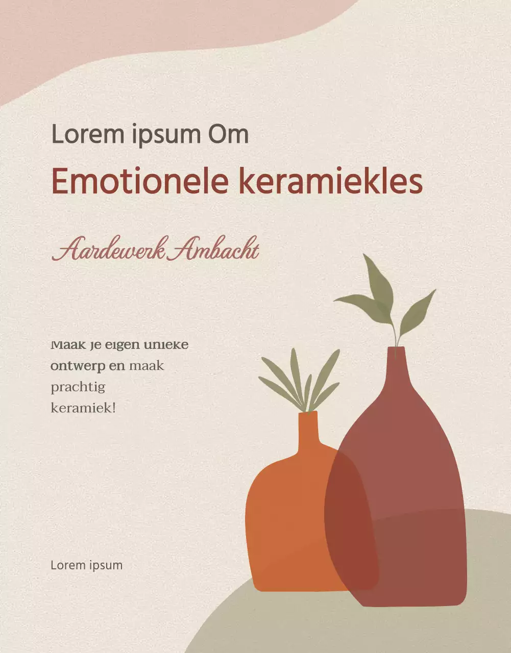 Illustratiegerichte Emotionele Keramieklessen voor Heling in het Hart van de Stad Miri Keramiek Studio Reguliere Lessen Volwassenen Hobbyklassen Privélessen Groepslessen 1:1 Lessen Keramiek Reguliere Lessen