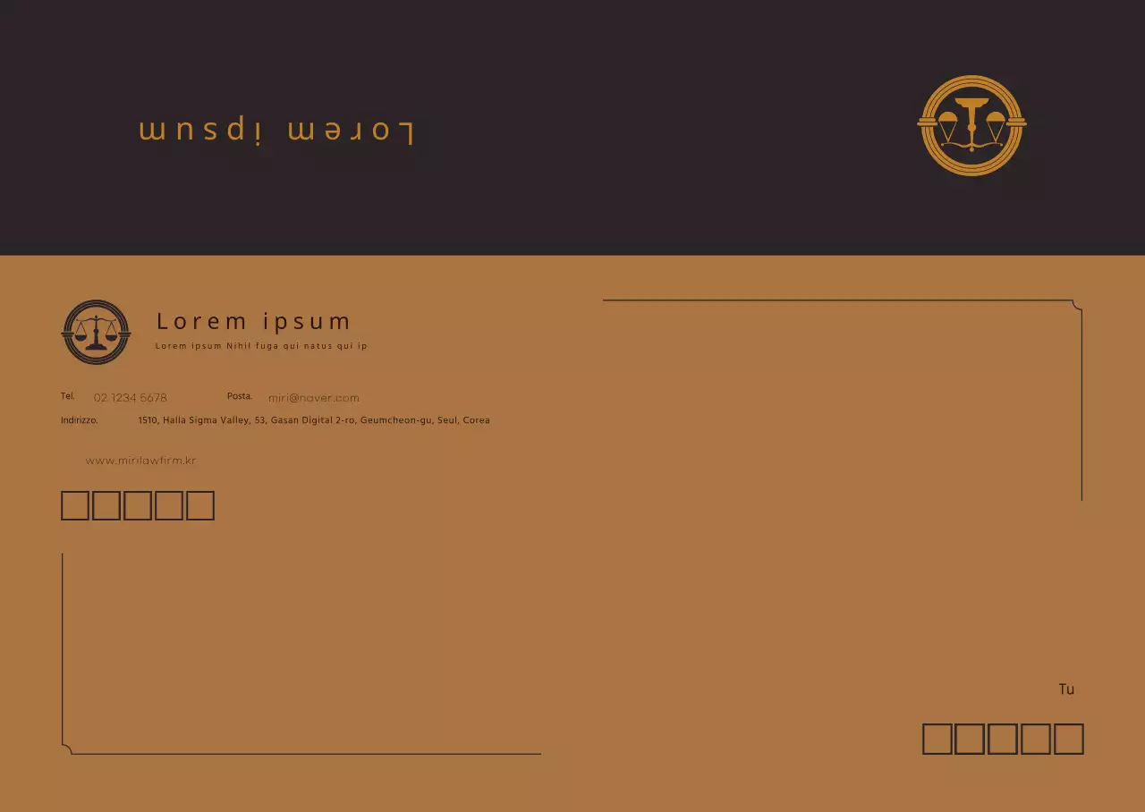 logo marrone studio legale pulito business