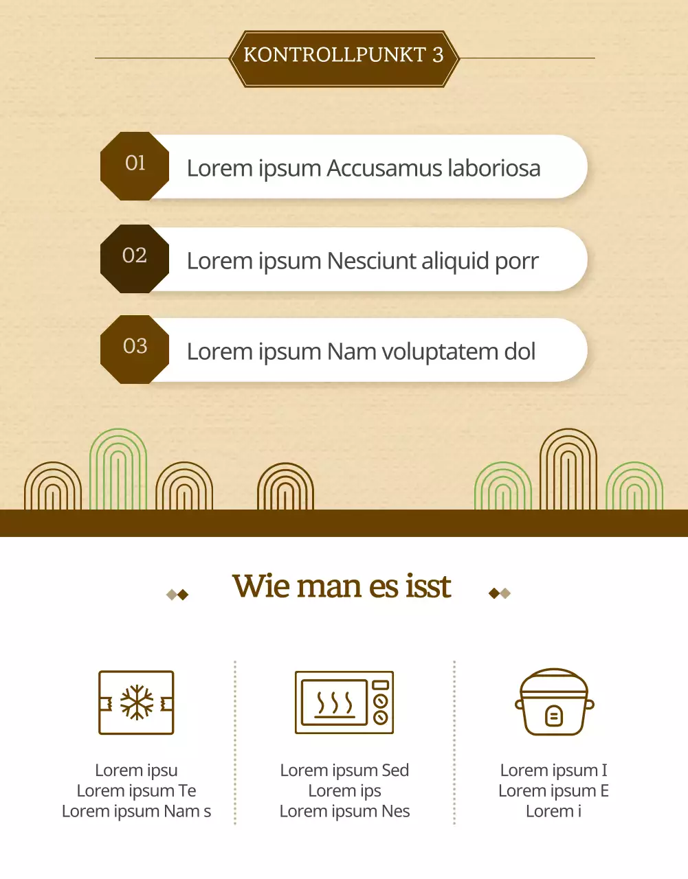 Einzelheiten zu den traditionellen braunen Reiskuchen zum Verkauf