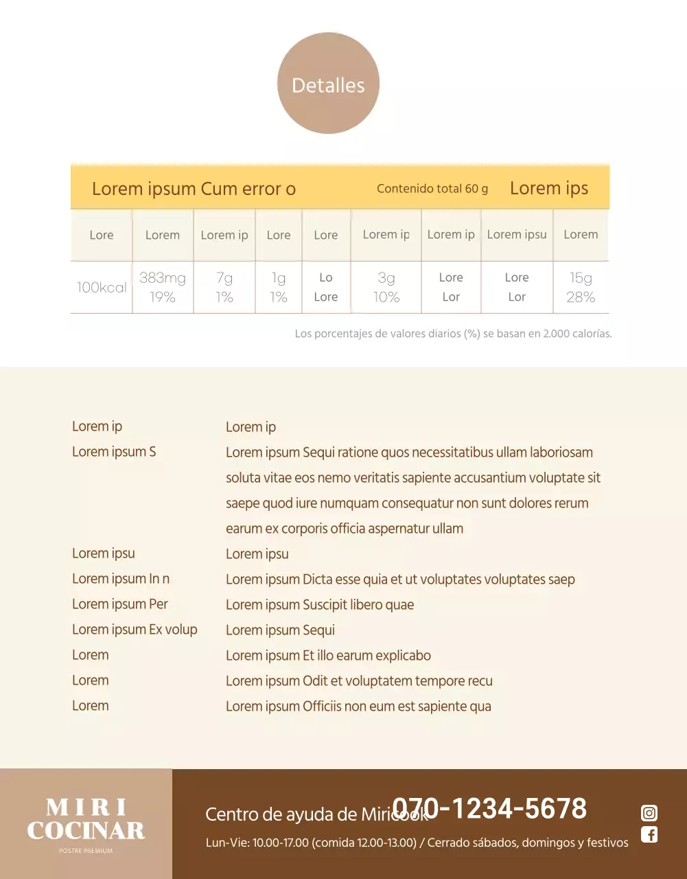 Postre vegano de colores vivos Galletas Madeleine detail page