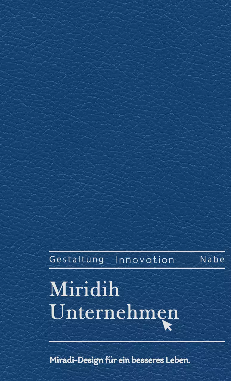 Tagebuchumschlag mit Slogan und Logo Ihres Designunternehmens