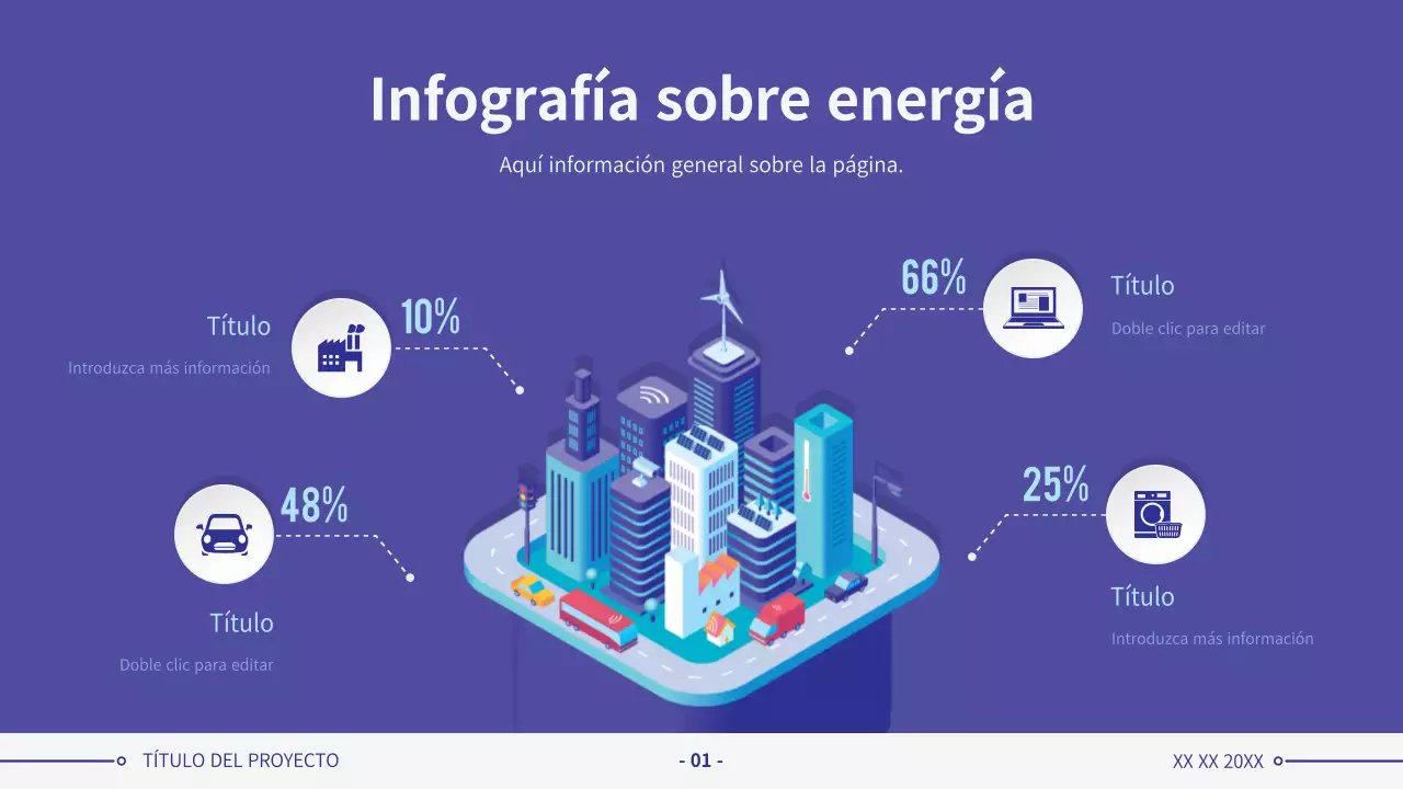 Las ilustraciones en azul y azul claro consumen energía