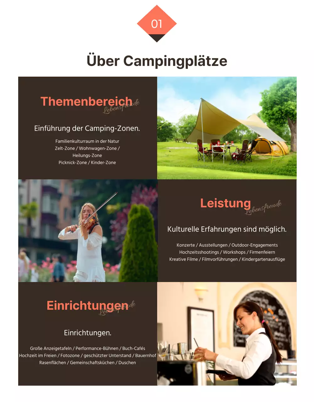 Premium-Camps für eine Vielzahl von Themen-Campingplätzen unter dem Sternenhimmel