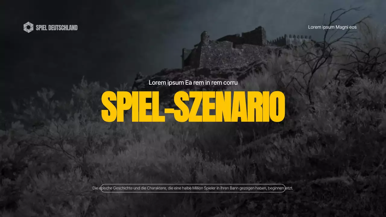 Gelb Schwarz Dynamisches Spielgespräch