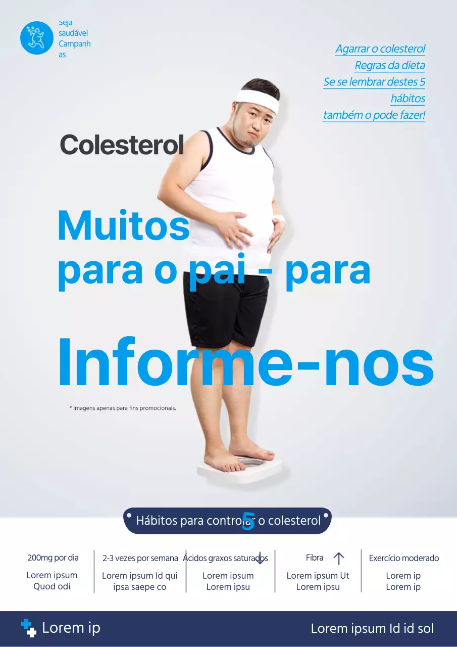 Promover a campanha do hospital cinzento-azul