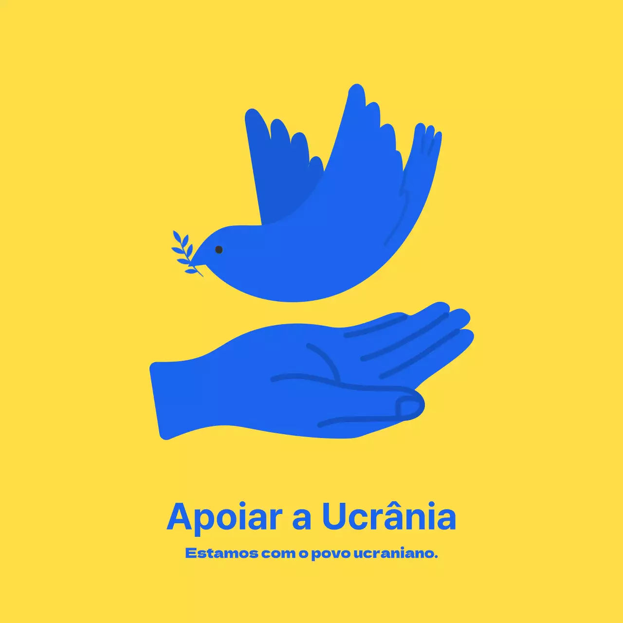 Blue Yellow contra a guerra na Ucrânia