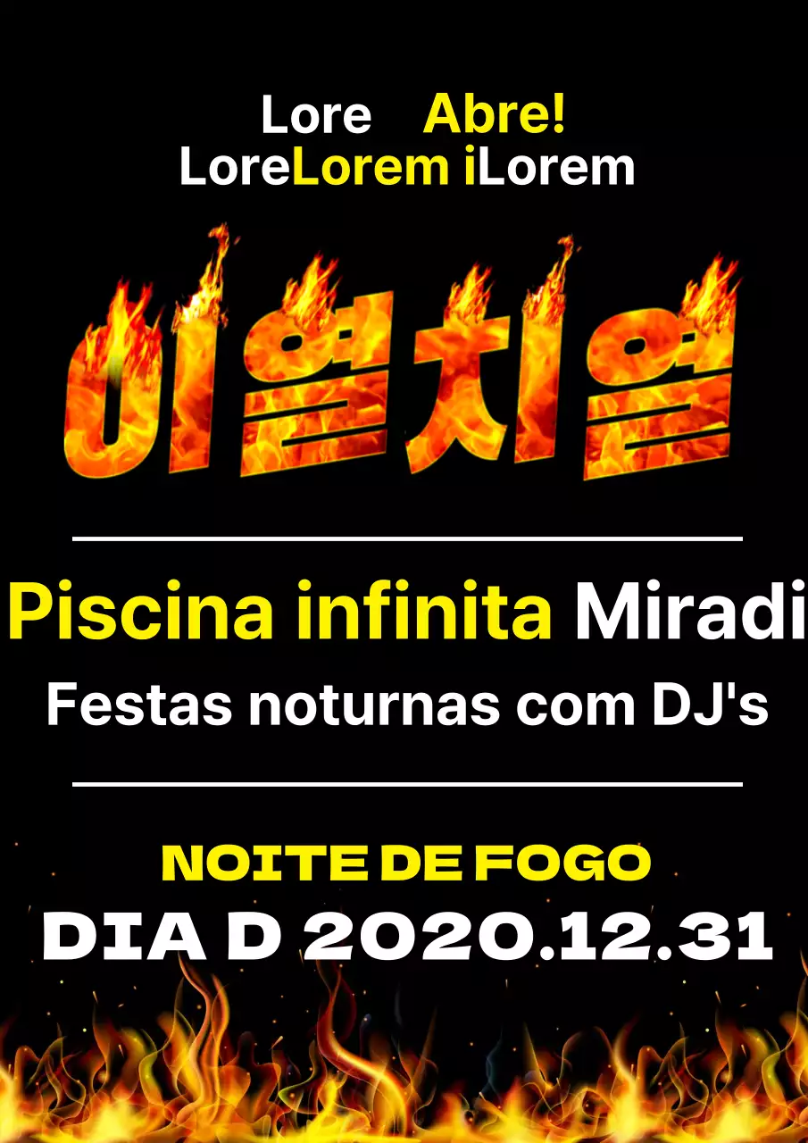 Promoção Black Red Intense Party Lounge Club