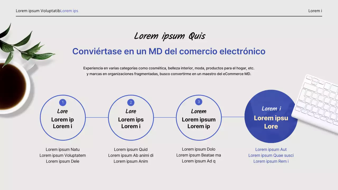 Currículum vitae sencillo y profesional en azul claro y amarillo claro